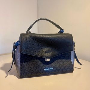 Michael Kors Bristol Logo Leather Satchel in Medium